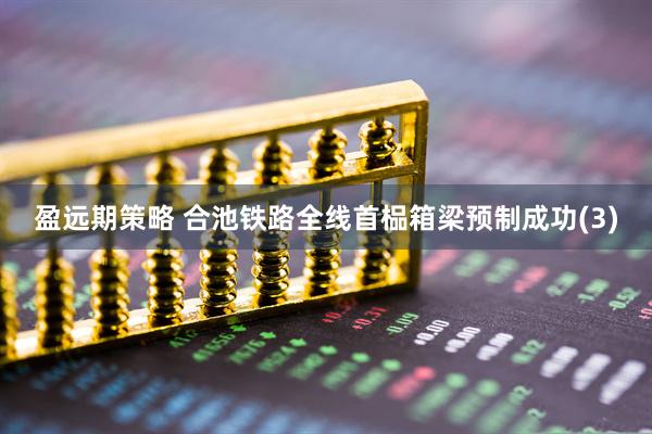 盈远期策略 合池铁路全线首榀箱梁预制成功(3)